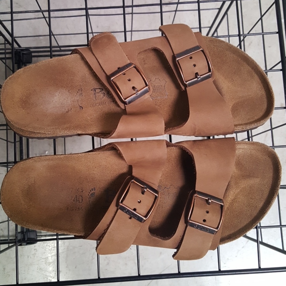 Betula by Birkenstock 2 Strap Slide Sandals L6 M4
